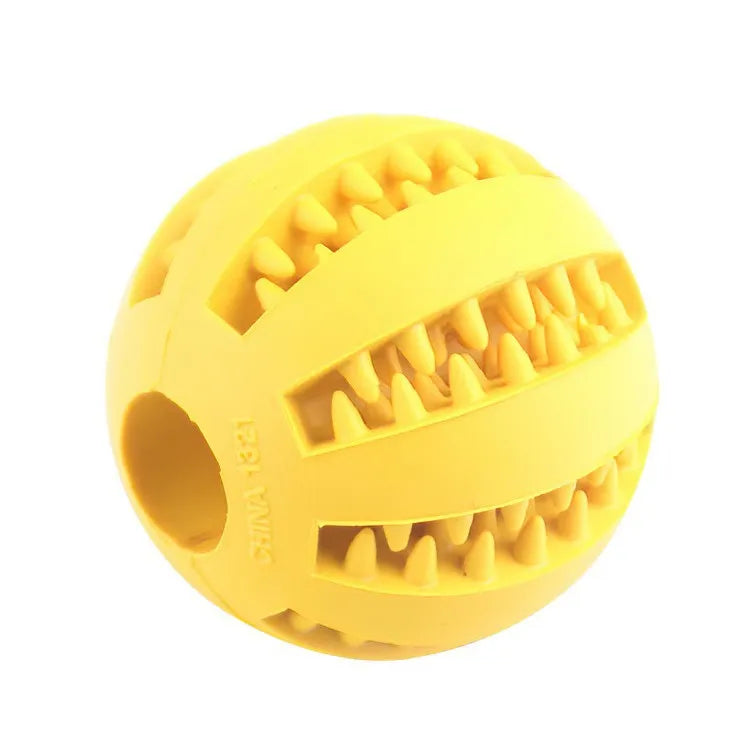 Rubber Chew Ball Treat Feeder