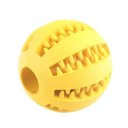 Rubber Chew Ball Treat Feeder