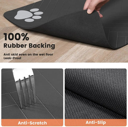 Absorbent Anti-Slip Pet Feeding Mat