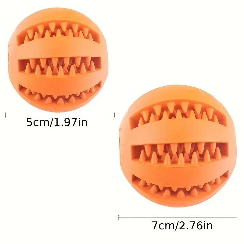 Rubber Chew Ball Treat Feeder