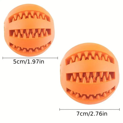 Rubber Chew Ball Treat Feeder
