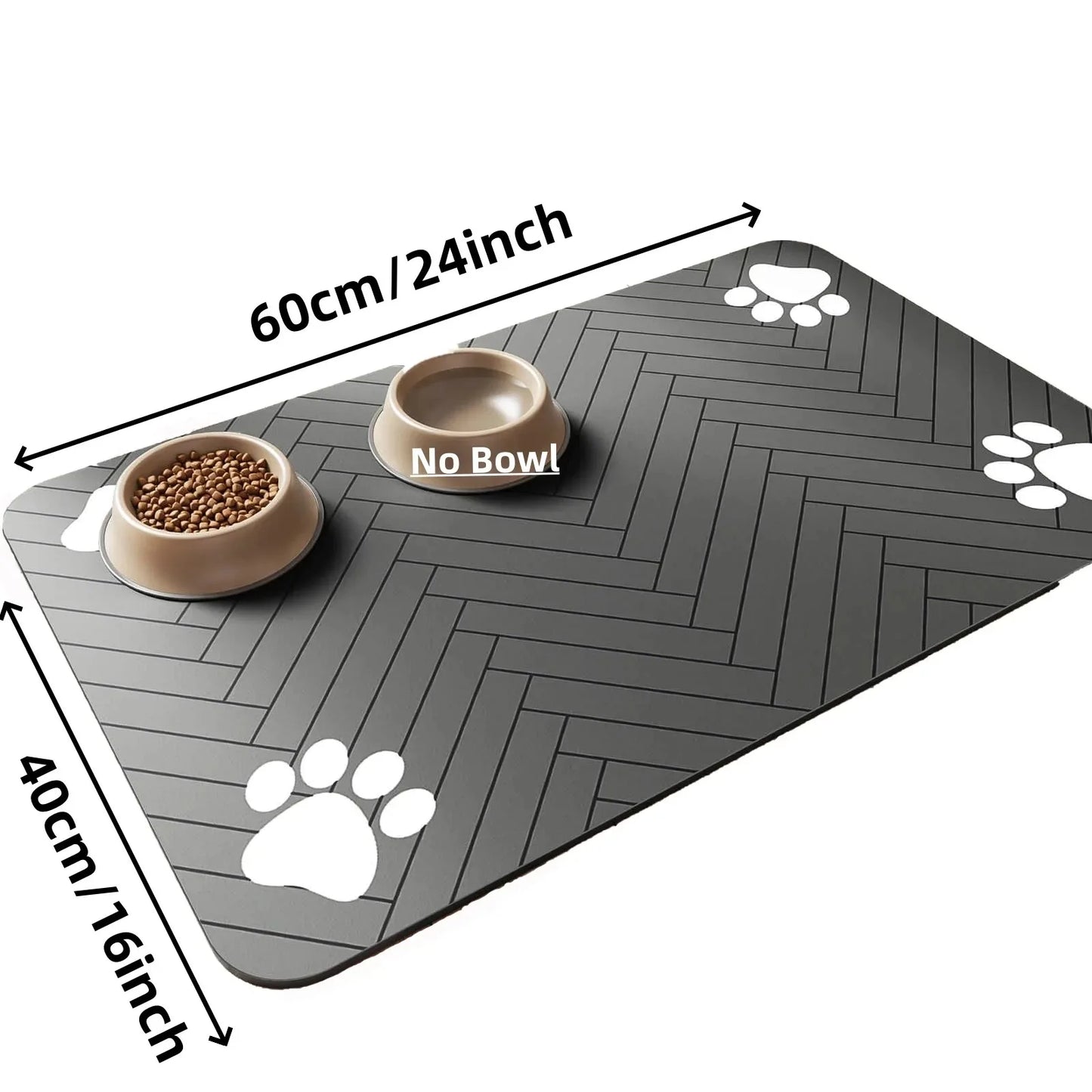Absorbent Anti-Slip Pet Feeding Mat