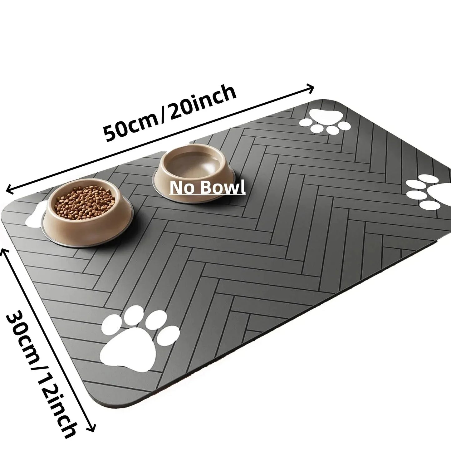 Absorbent Anti-Slip Pet Feeding Mat