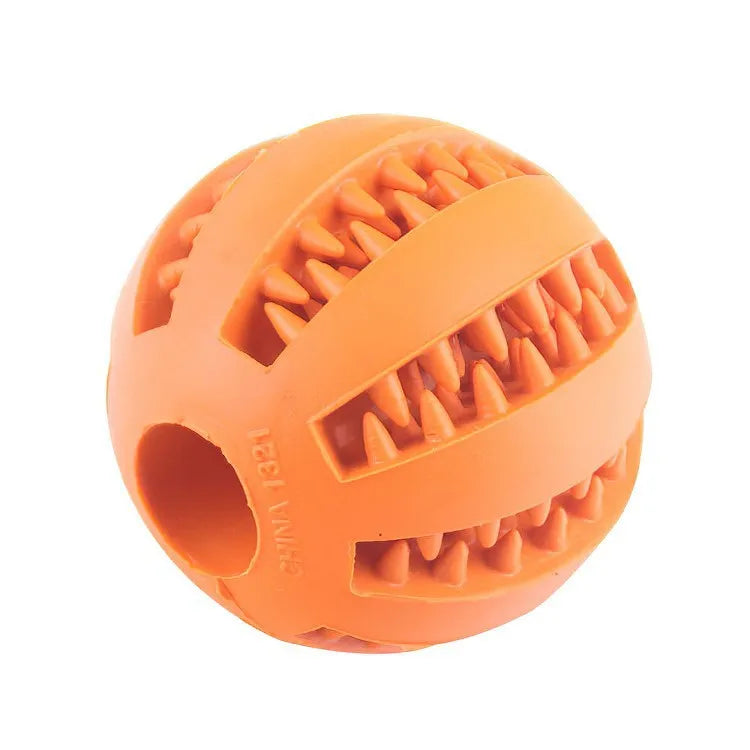 Rubber Chew Ball Treat Feeder