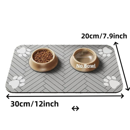 Absorbent Anti-Slip Pet Feeding Mat