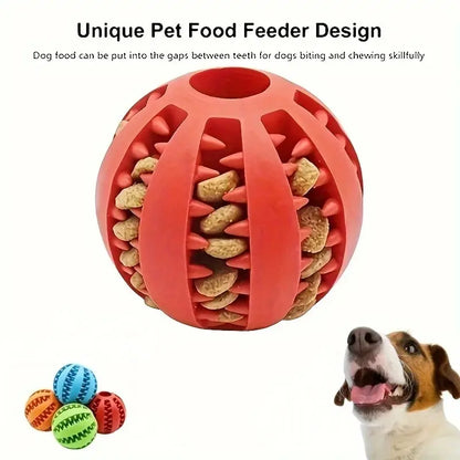 Rubber Chew Ball Treat Feeder