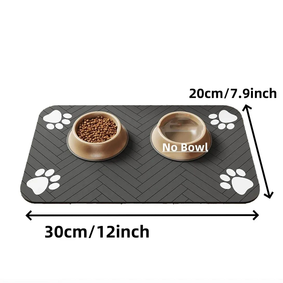 Absorbent Anti-Slip Pet Feeding Mat